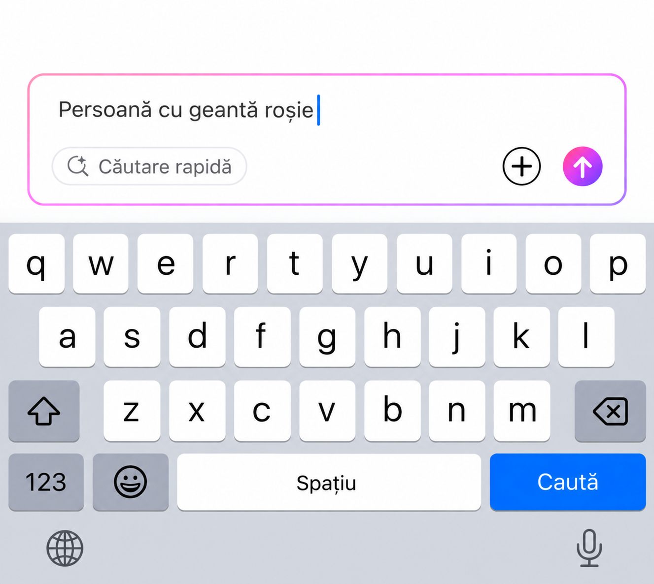 Пример запроса AcuSeek на румынском