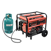 Generator pe benzină și gaz BISON BS6500LE cu o putere maximă de 5 kW (5,5 kVA)