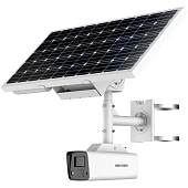 Hikvision Kit Камера видеонаблюдения  DS-2XS2T47G1-LDH/4G/C18S40 с солнечной панелью