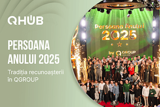 „Persoana anului 2025”: cum QGROUP apreciază contribuția angajaților