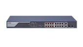 Hikvision16-портовый неуправляемый коммутатор POE Fast Ethernet DS-3E0318P-E