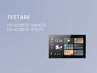 Hikvision: panouri de control pentru casă inteligentă DS-KC9570-VWTE1/S și DS-KC9570-WTE1/S