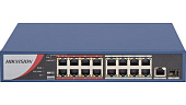 Hikvision Comutator Ethernet rapid PoE cu 16 porturi DS-3E0318P-E/M