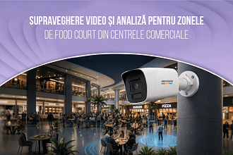 Soluții pentru numărarea vizitatorilor în zonele de food court din centrele comerciale